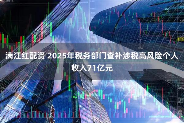 满江红配资 2025年税务部门查补涉税高风险个人收入71亿元